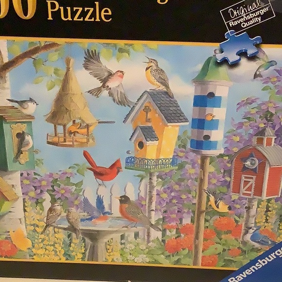 Ravensburger 1000 Piece Puzzle with Birdhouses - Picture 2 of 3